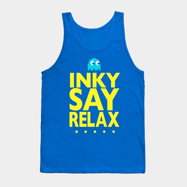 Inky Say Relax Tank Top by GeekGiftGallery